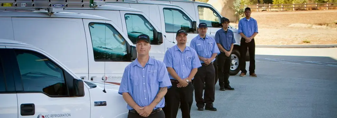 KIC Refrigeration crew ready for Mini Split Repair jobs across Beverly Hills